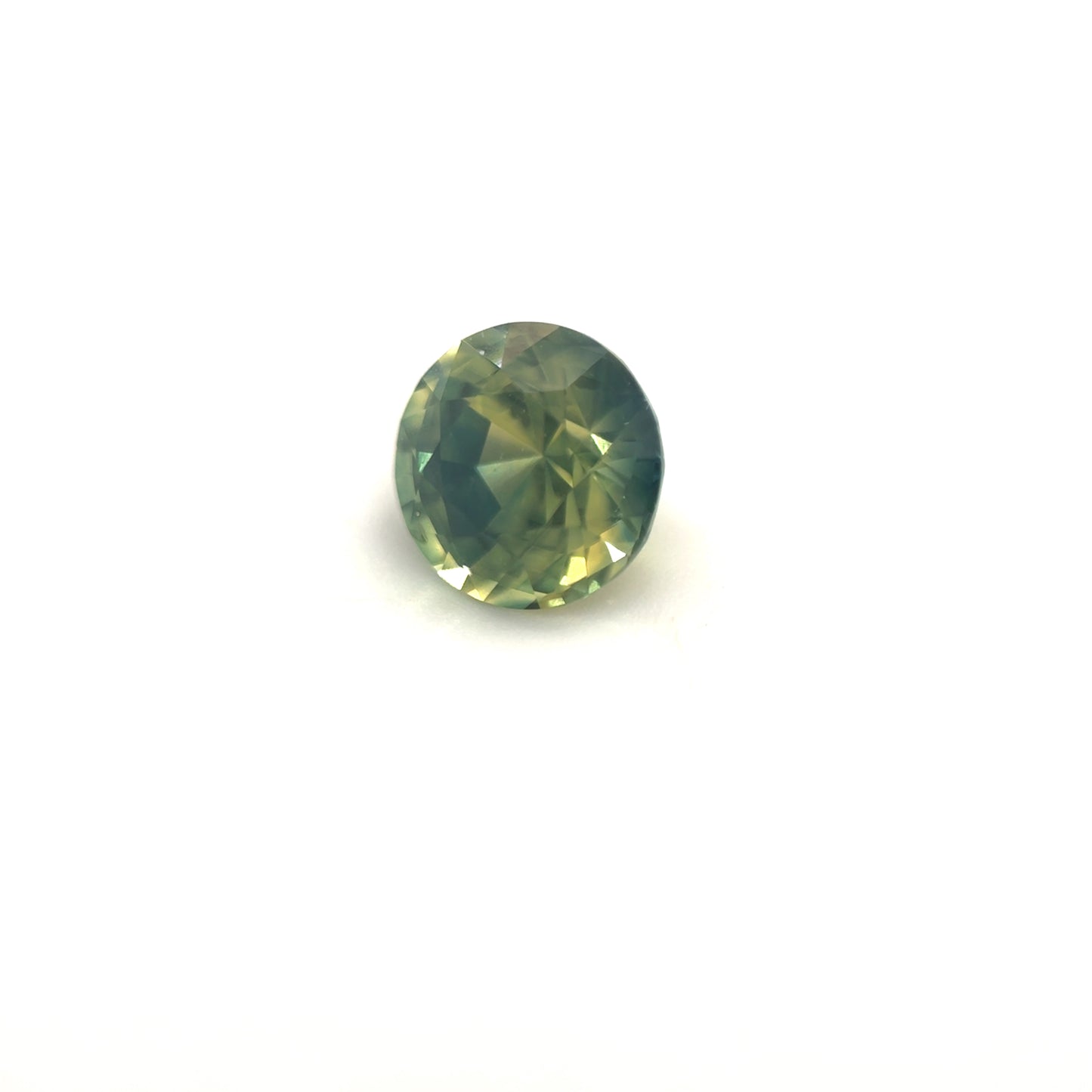 Saphir, Bicolor, Gelb-Blau, Rund, 1,05 ct., 5,8x4,2 mm