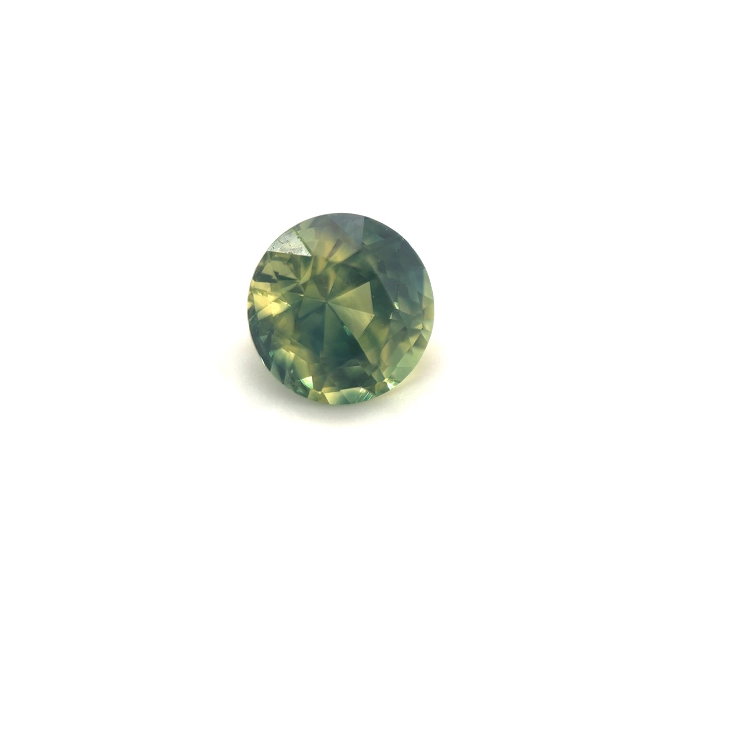 Saphir, Bicolor, Gelb-Blau, Rund, 1,05 ct., 5,8x4,2 mm