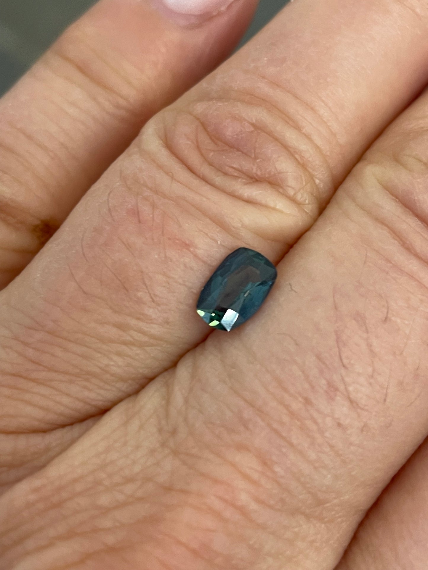 Saphir, Blau, Kissen, 1,02 ct., 5,0x7,5x3,0 mm