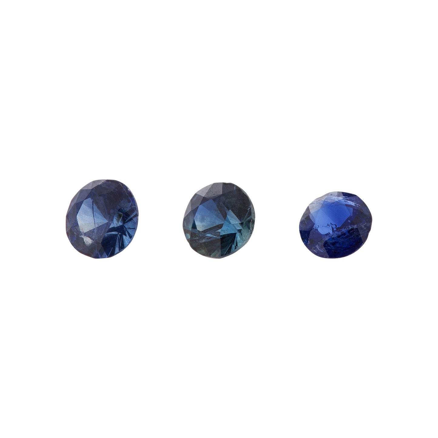 Saphir, Blau, Rund, 0,32 ct.