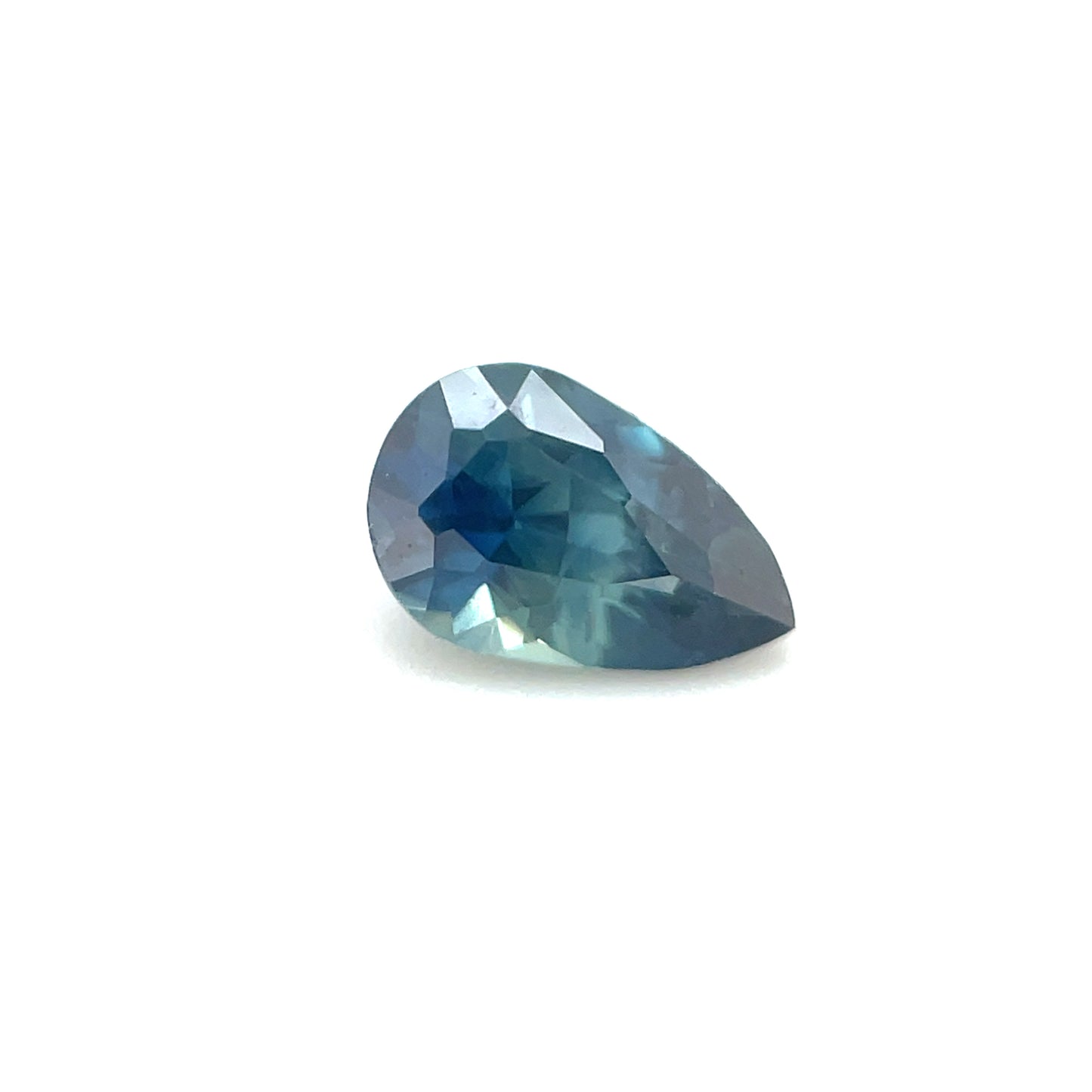 Saphir, Blau, Tropfen, 1,08 ct., 7,9x5,1x3,7 mm