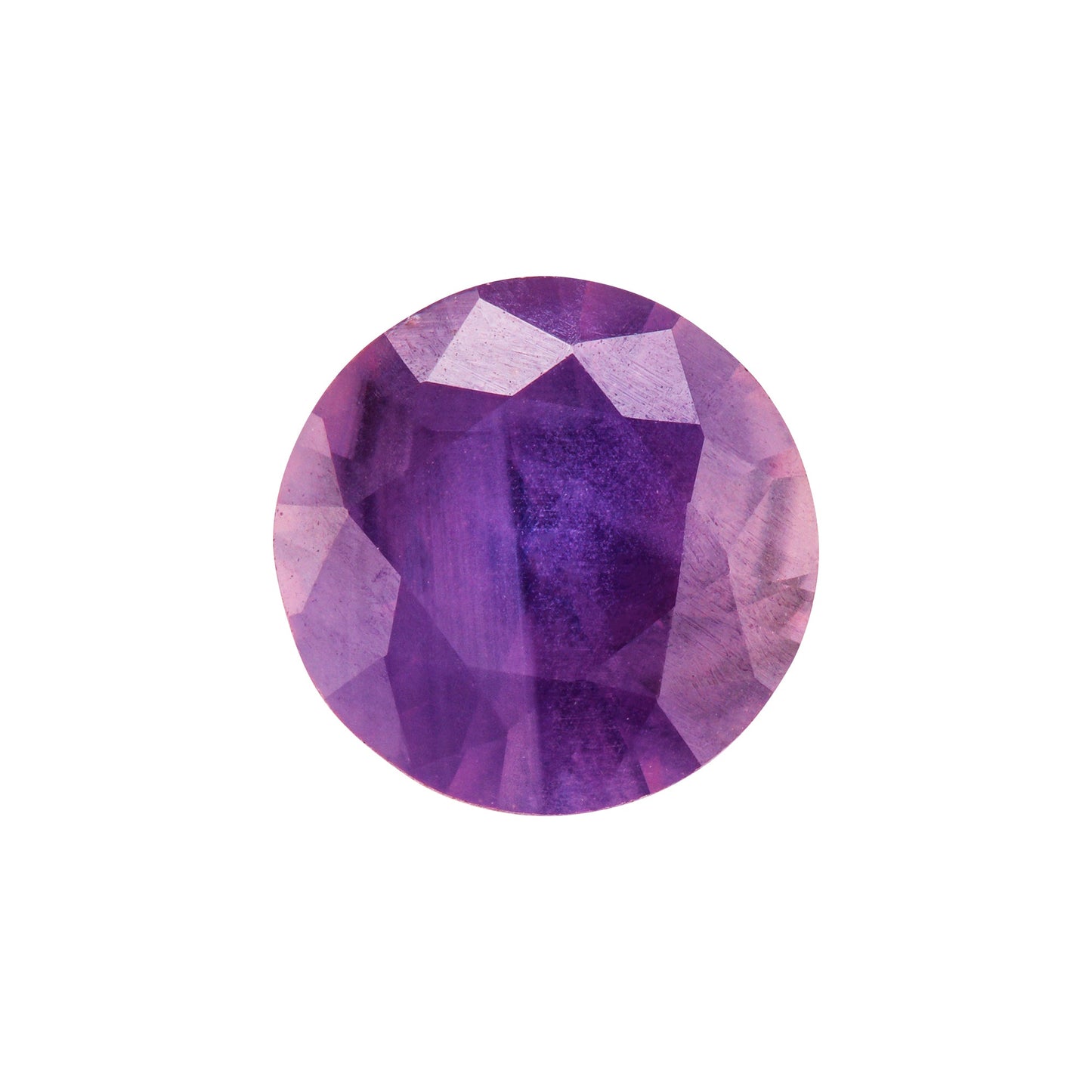 Saphir, Bicolor, Rund, 0,40 ct.