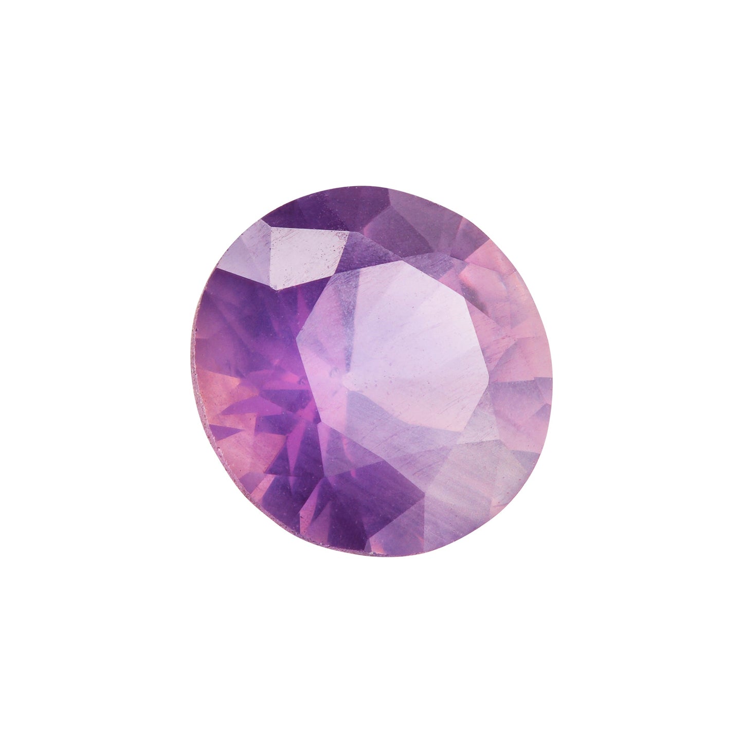 Saphir, Bicolor, Rund, 0,40 ct.