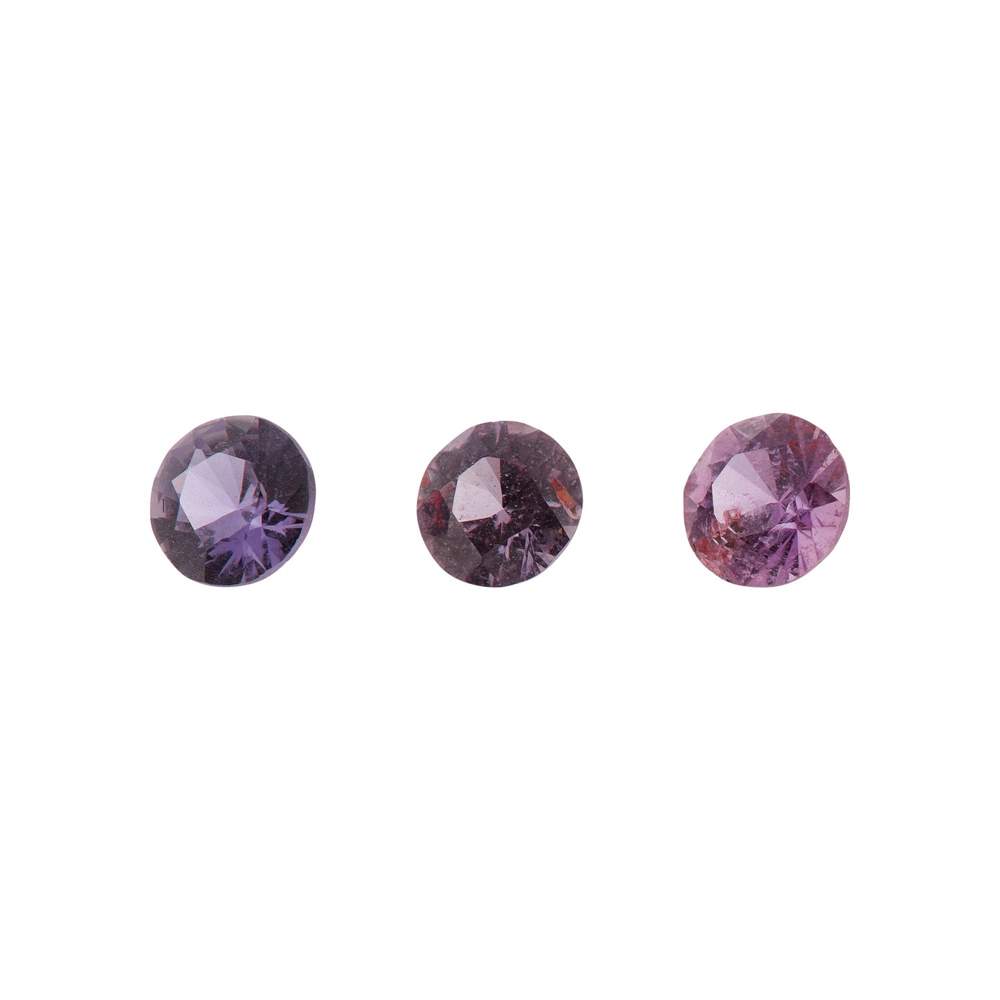 Saphir, Violett, Rund, 0,97 ct.