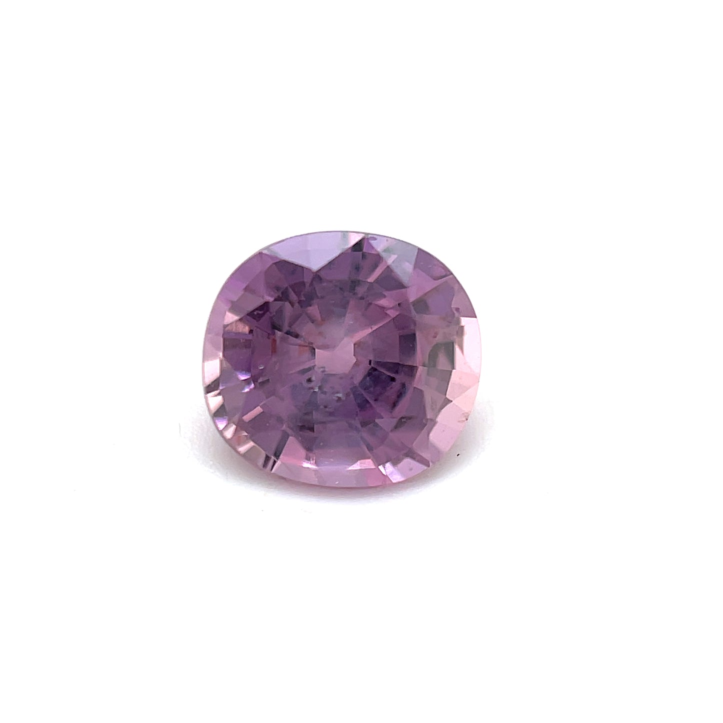 Saphir, Pink-Violett, Kissen, 1,24 ct., 6,4x6,0x4,1