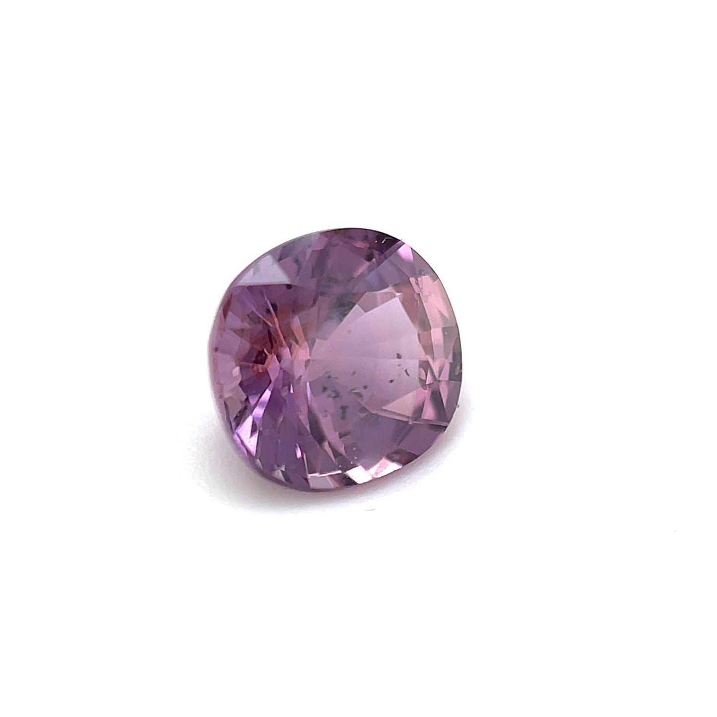 Saphir, Pink-Violett, Kissen, 1,24 ct., 6,4x6,0x4,1