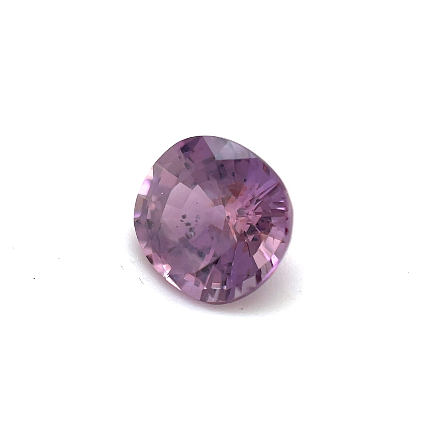 Saphir, Pink-Violett, Kissen, 1,24 ct., 6,4x6,0x4,1