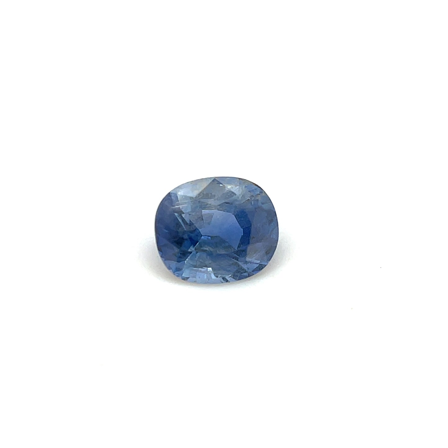 Saphir, Blau, Kissen, 0,69 ct., 5,3x4,6x3,3