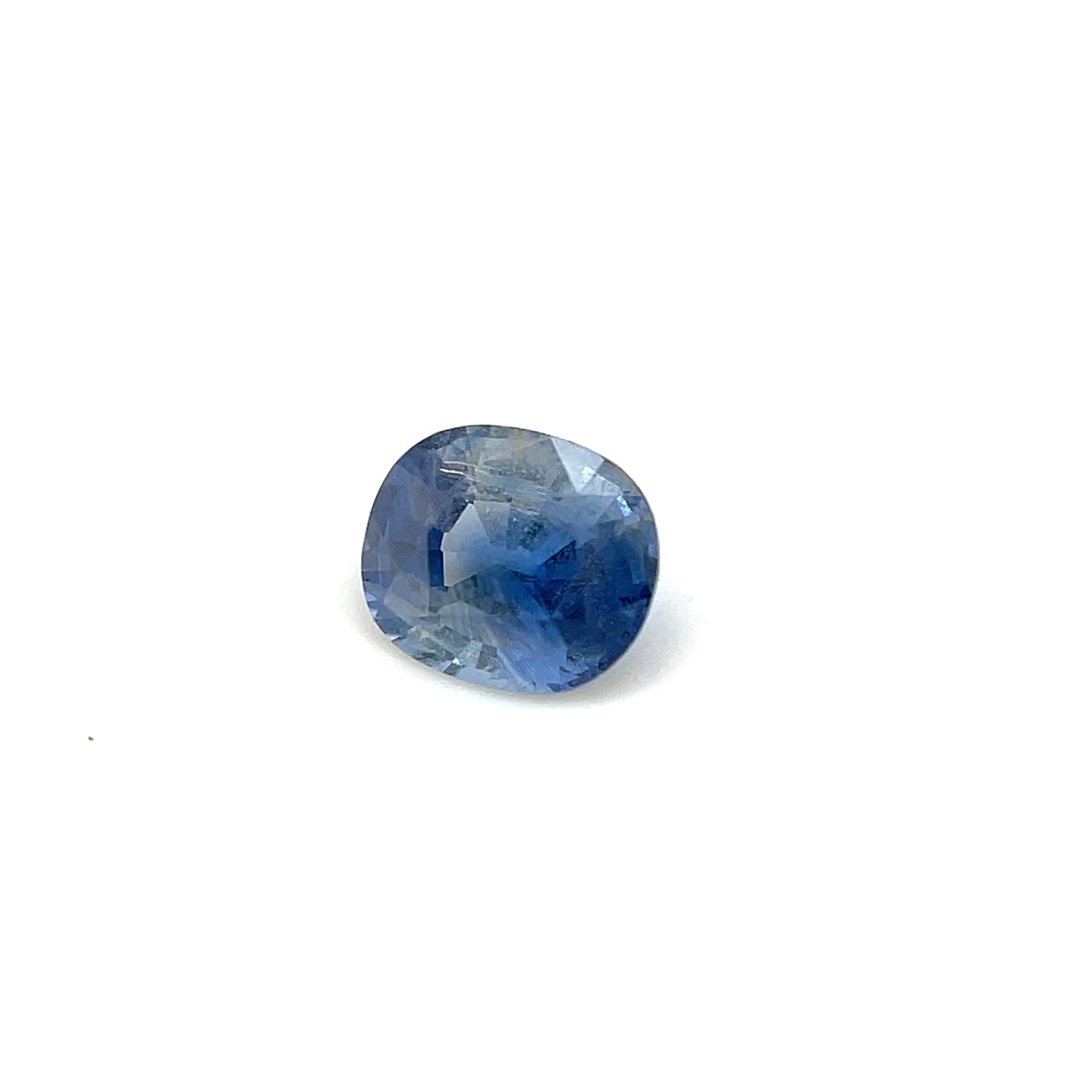 Saphir, Blau, Kissen, 0,69 ct., 5,3x4,6x3,3