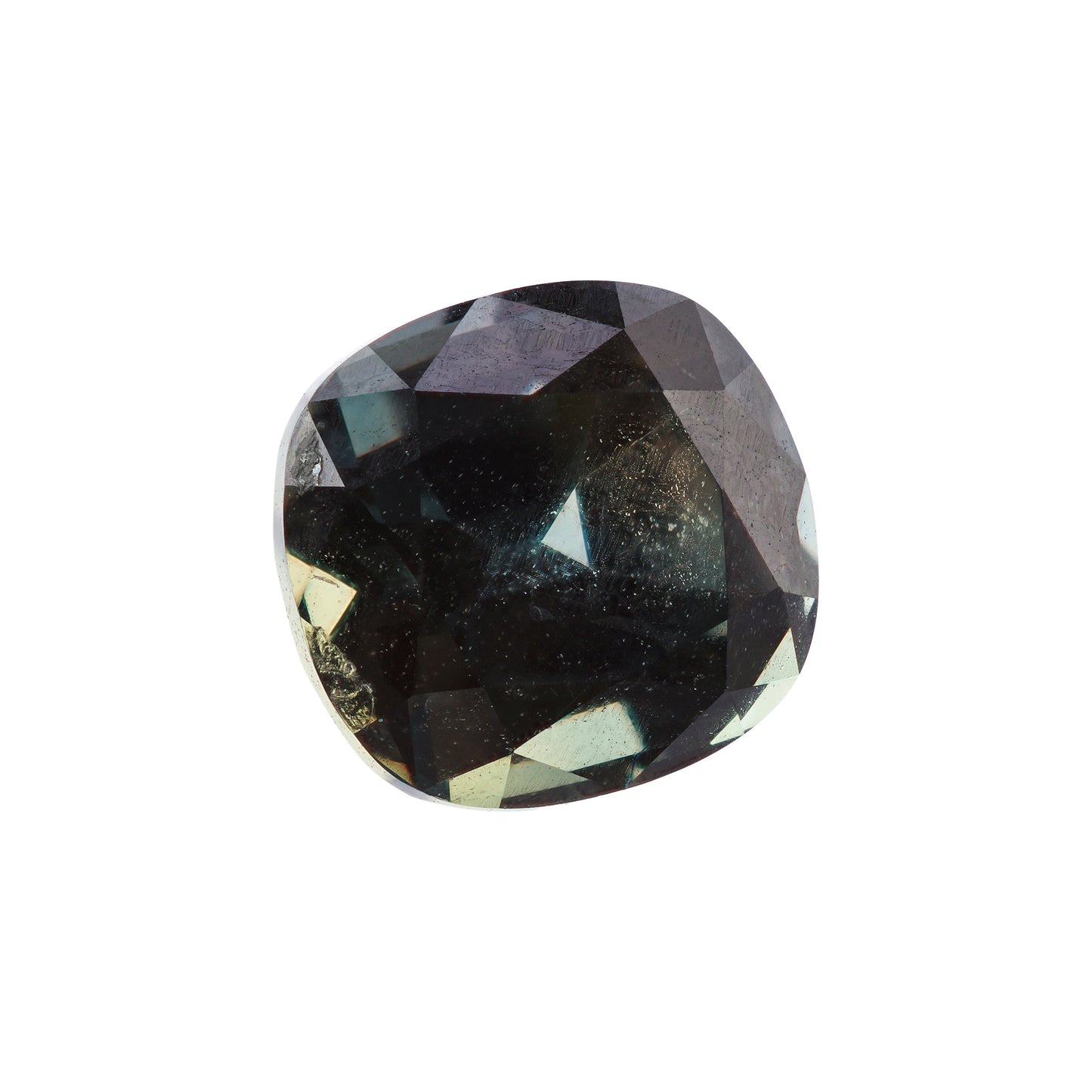 Saphir, Braun-Violett, Kissen, 1,48 ct