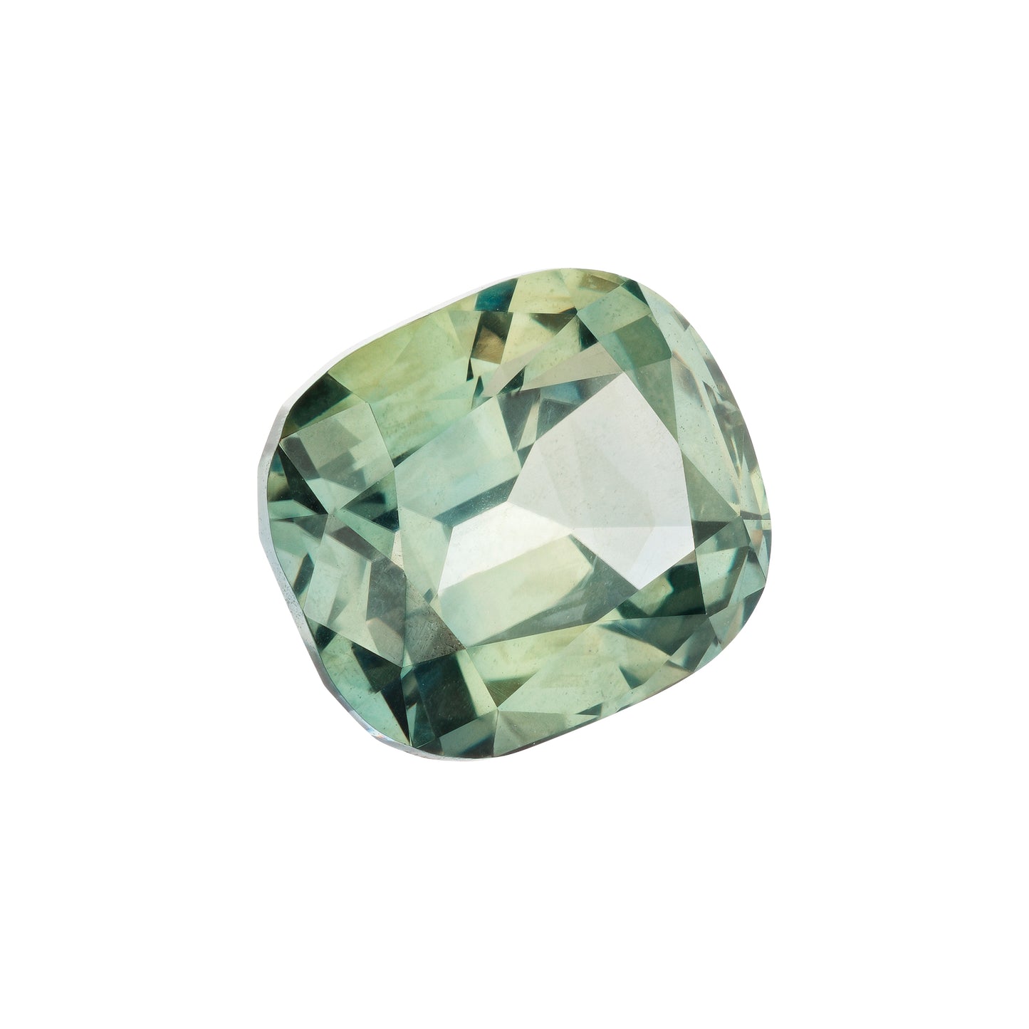 Saphir, Violett-Grau, Kissen, 2,15 ct., 7,1x6,2x4,8 mm