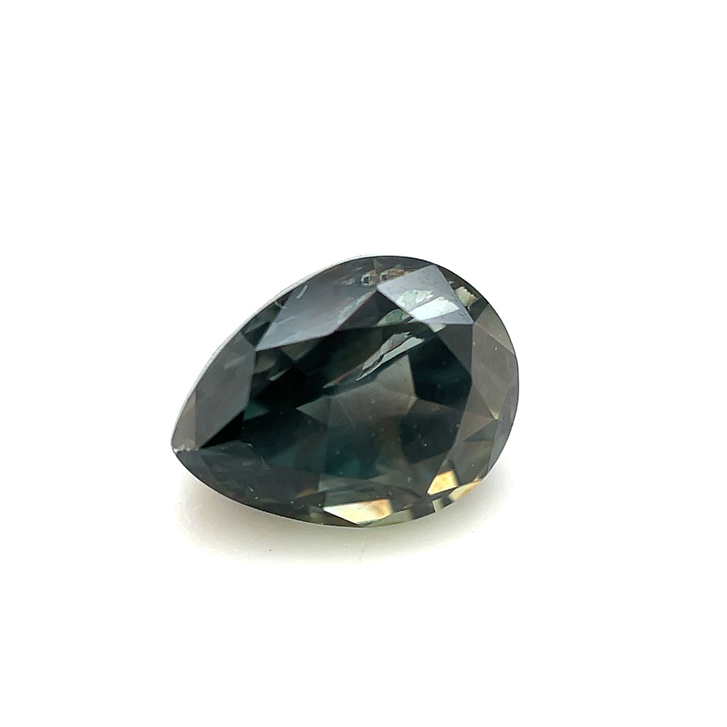 Saphir, Gelb-Blau-Braun, Tropfen, 2,50 ct., 8,3x6,3x5,6 mm