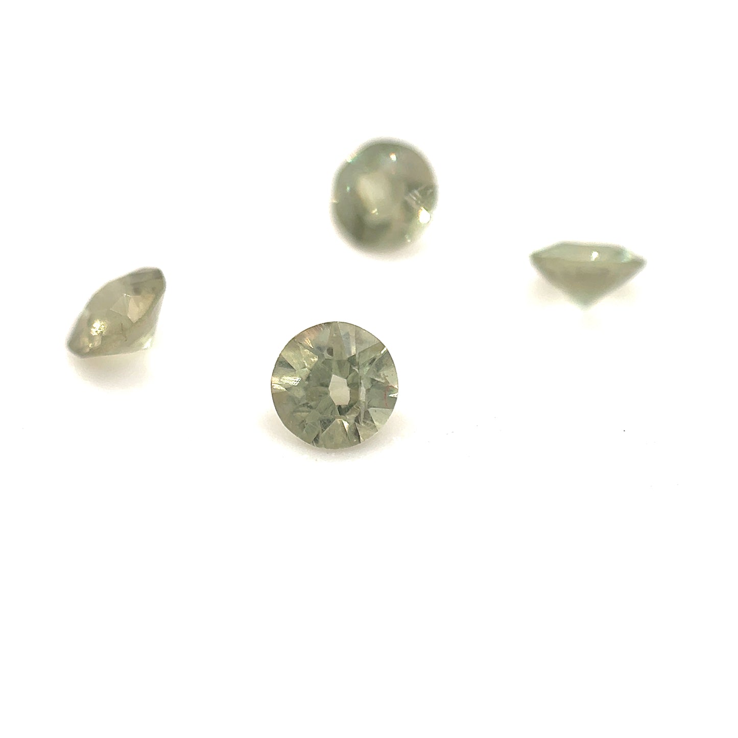 Mali-Granat, Grün, Rund, 0,10 ct., 3.0 mm