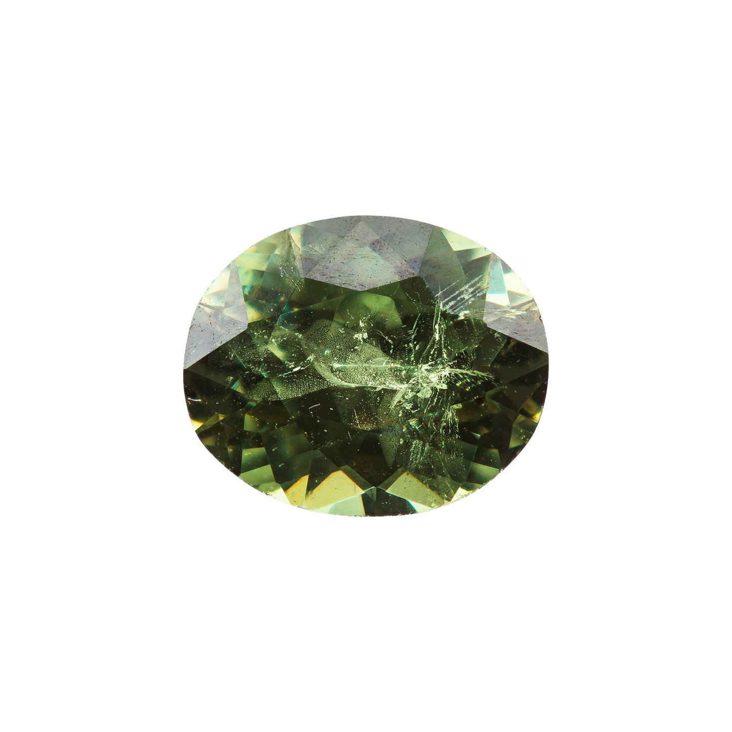 Demantoid, Grün, Oval, 0,89 ct., 6,4x4,7x3,5 mm