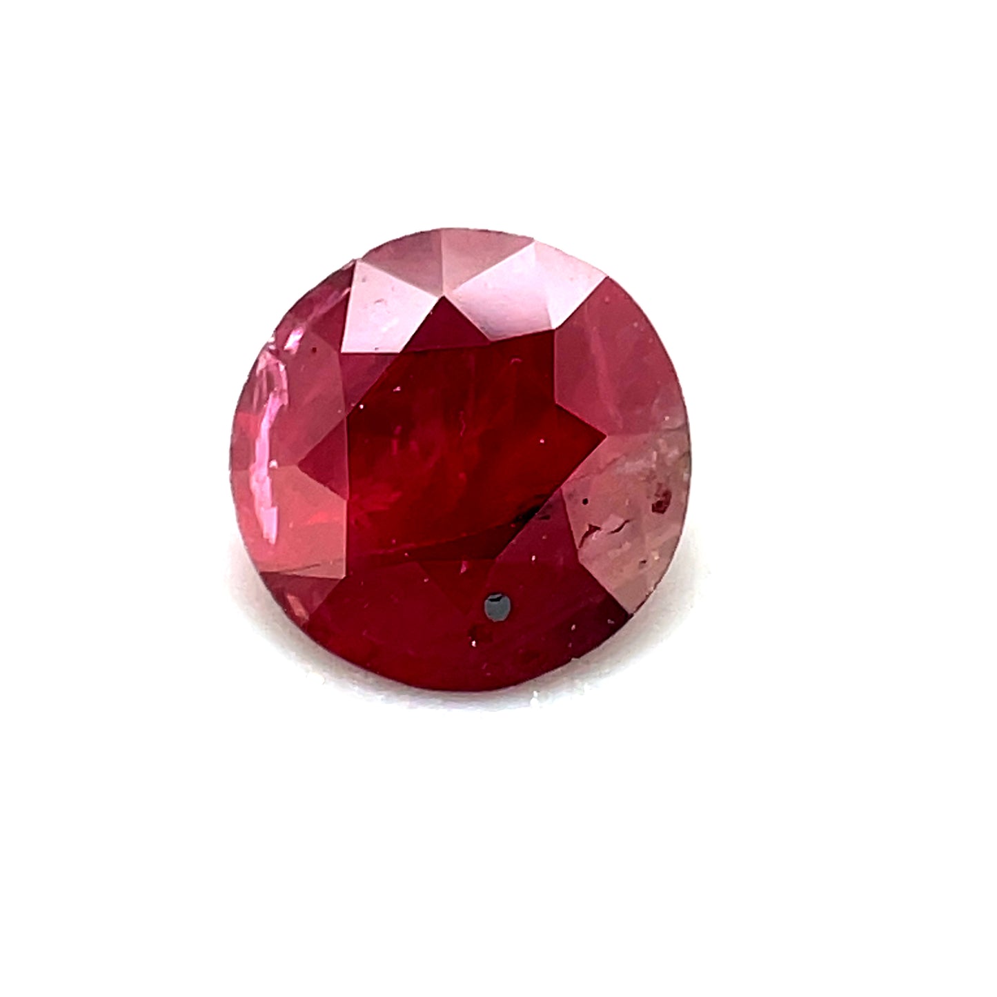 Rubin, Rot, Rund, 0,73 ct., 5,4x3,3 mm