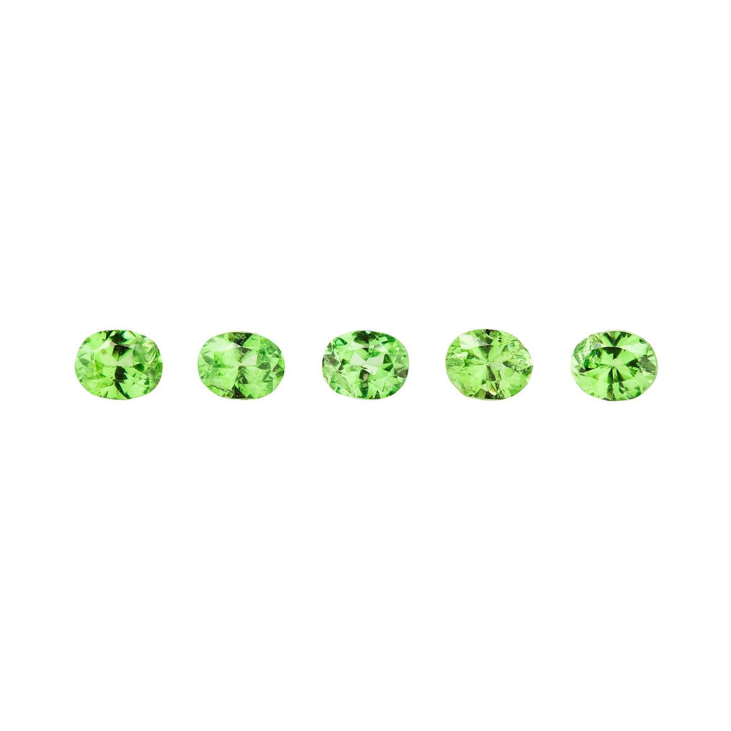 Tsavorit, Grün, Oval, 0,24 ct.