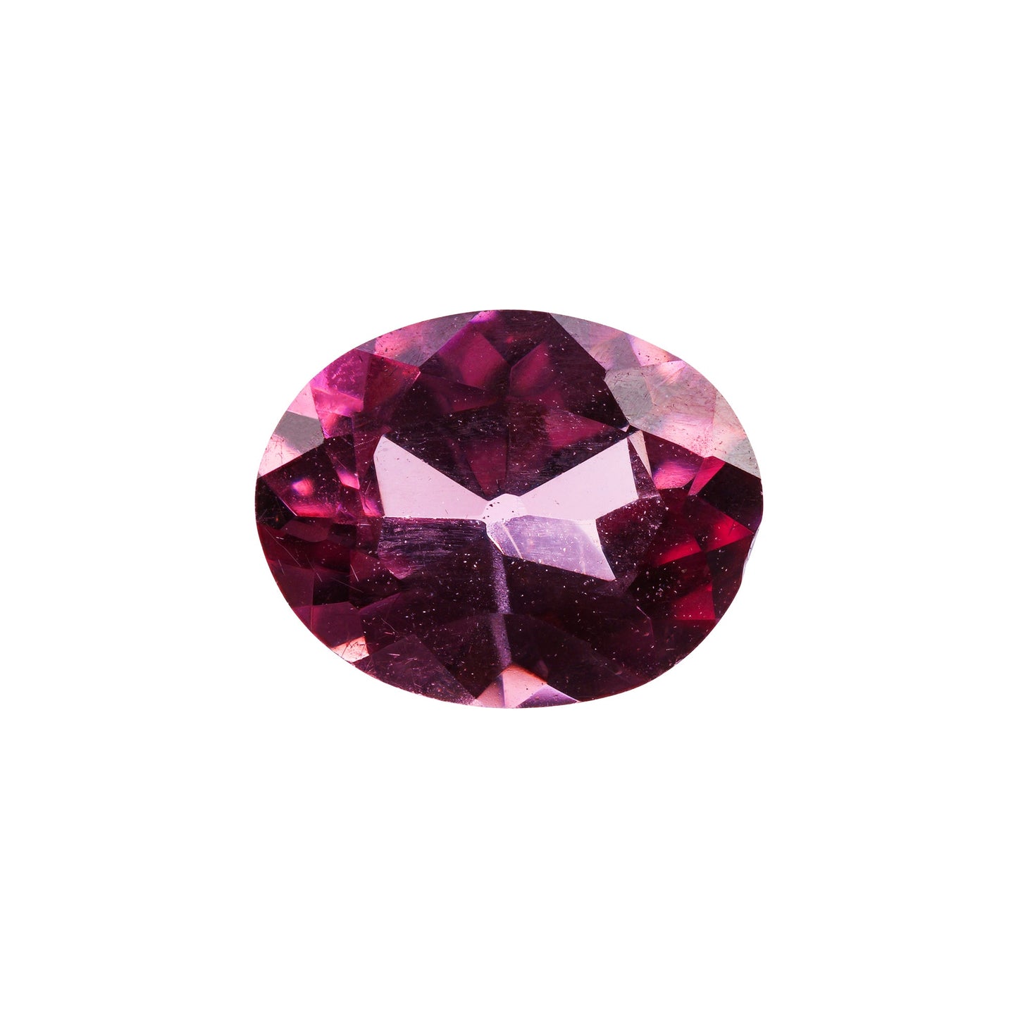 Malaya Granat, Rosa, Oval, 0,60ct., 5,8-6,2x 4,3-4,5x 2,7 mm