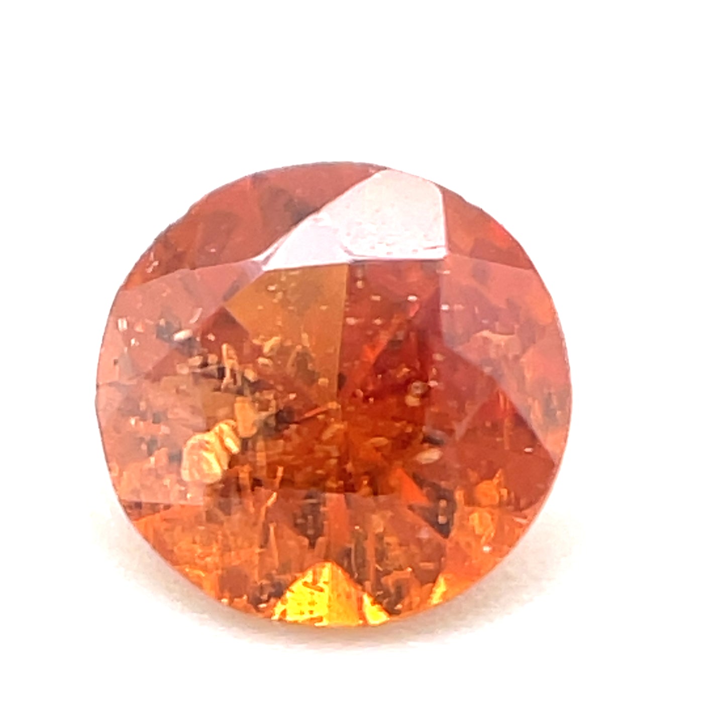 Spessartine, orange, rund, versch. Varianten. 0,18 ct bis 0,24 ct., ~3,7-3,9 mm