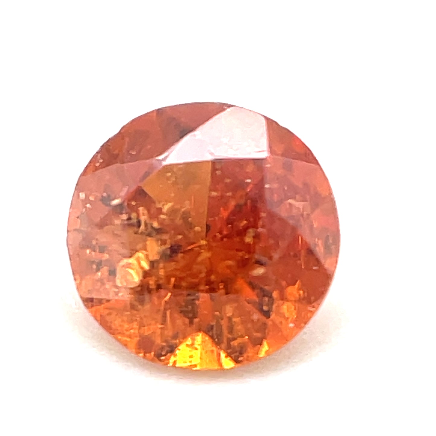 Spessartine, orange, rund, versch. Varianten. 0,18 ct bis 0,24 ct., ~3,7-3,9 mm