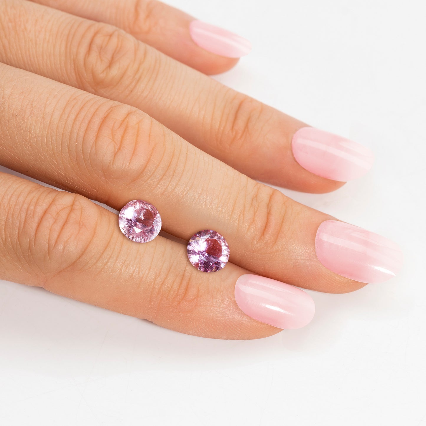 Saphir, Rosa, Rund, 0,26 ct., 3,6-3,7mm