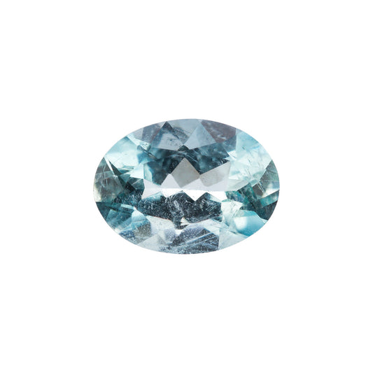 Aquamarin, Blau, Oval, 1,27 ct., 8,6x5,9x4,7 mm