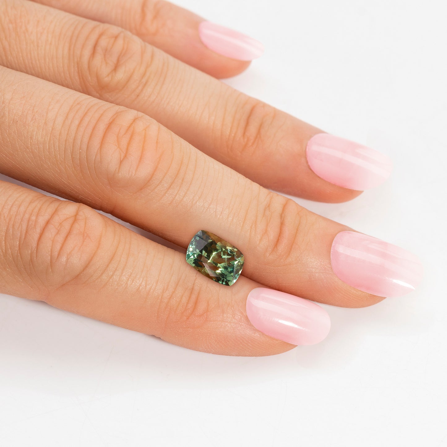 Saphir, Bicolor, Kissen, 2,41 ct.