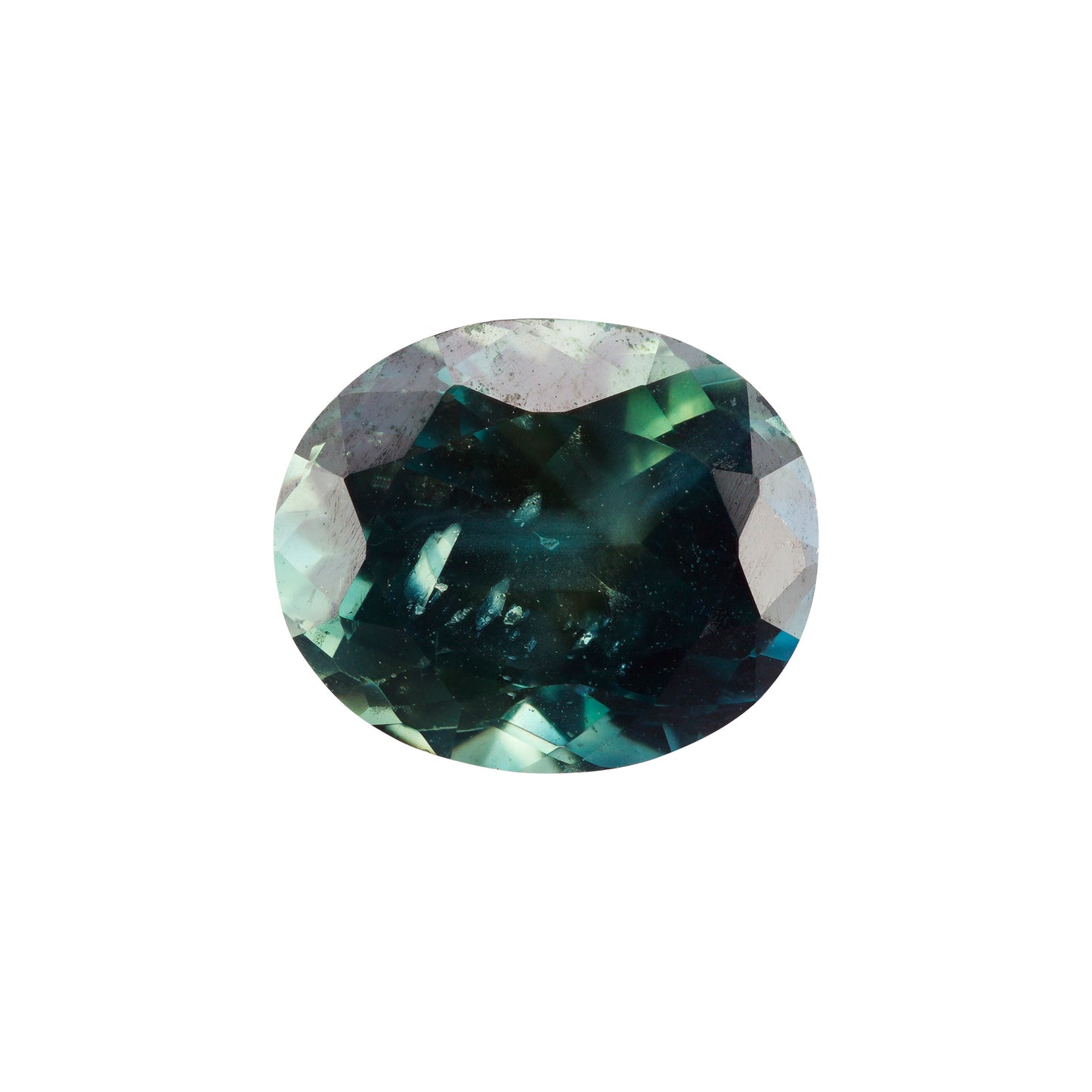 Saphir, Bicolor, Oval, 1,86 ct.