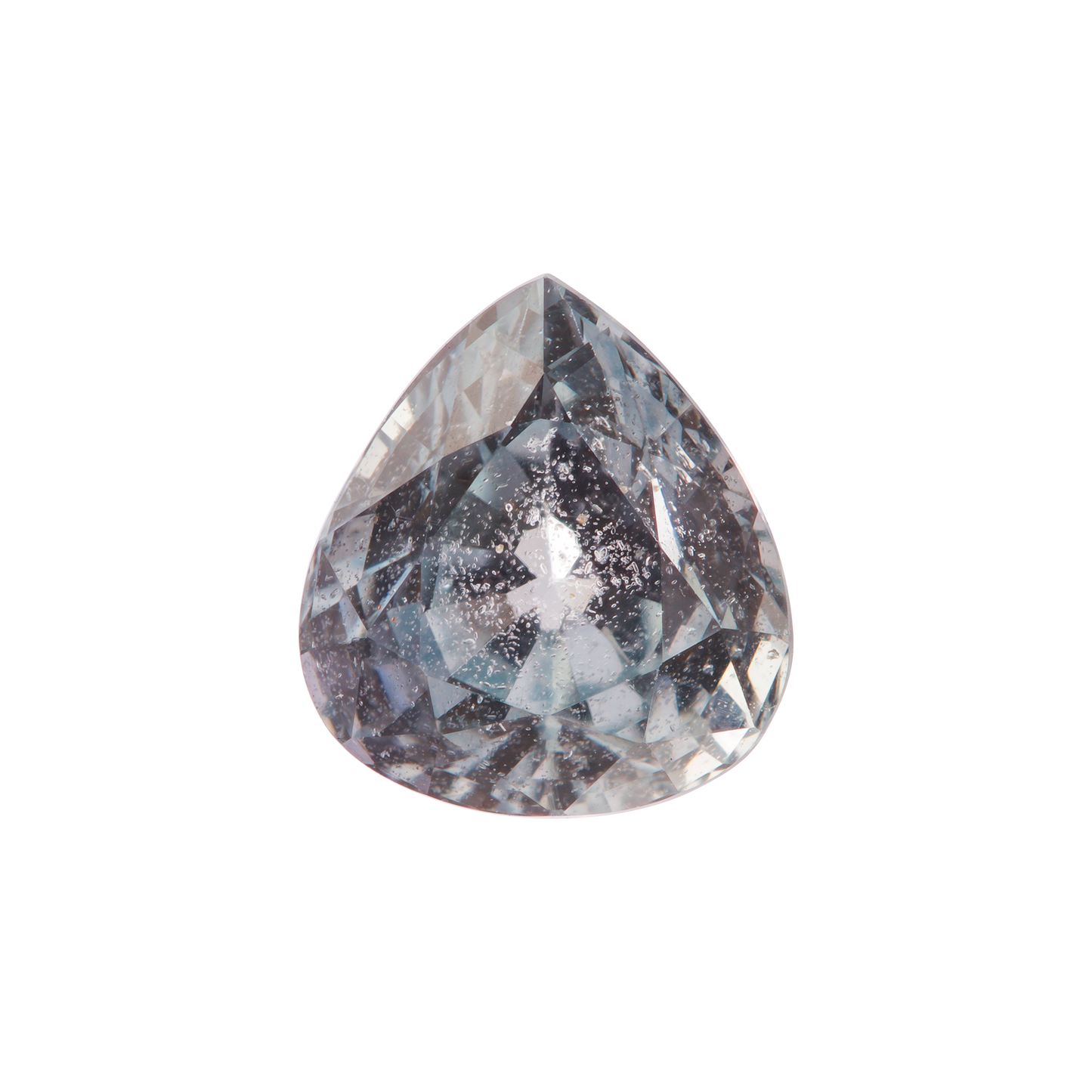 Saphir, Hellblau, Tropfen, 1,04 ct., 6,1x5,6 mm