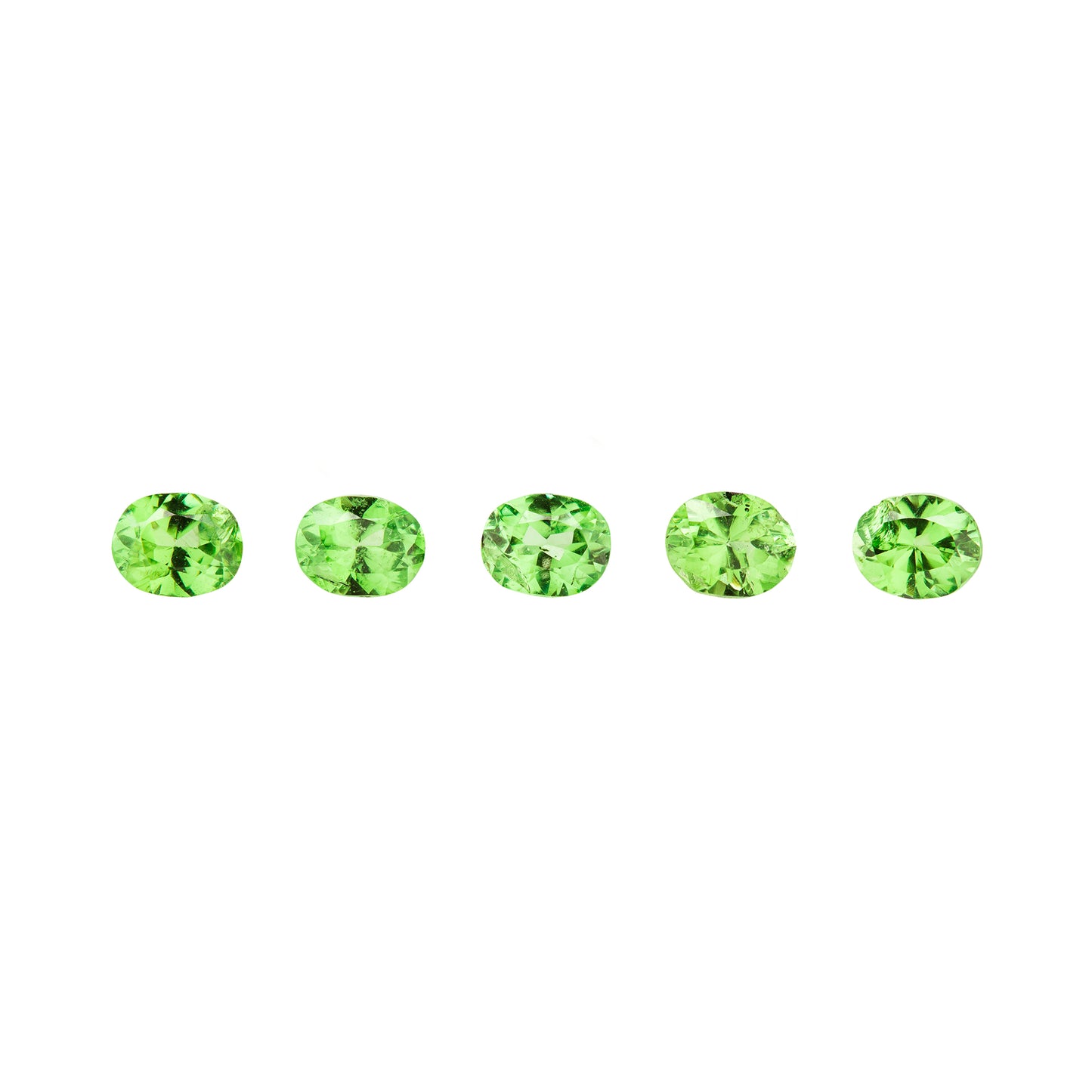 Tsavorit, Grün, Oval, 0,24 ct.