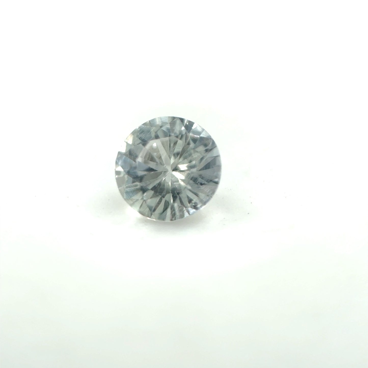 Saphir, Weiß, Rund, 0,28 ct.