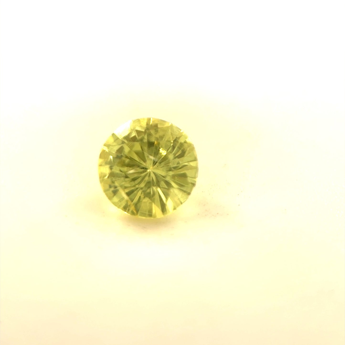 Saphir, Gelb, Rund, 0,36 ct.