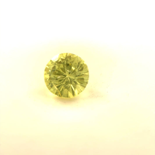 Saphir, Gelb, Rund, 0,36 ct.