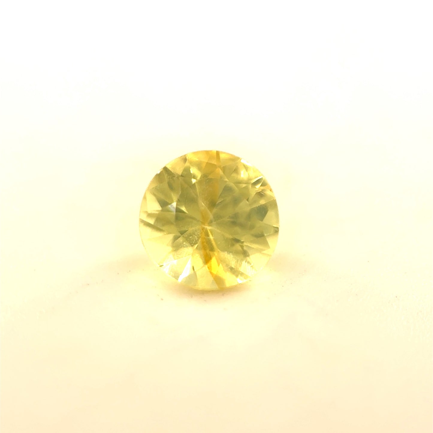 Saphir, Gelb, Rund, 0,70 ct.