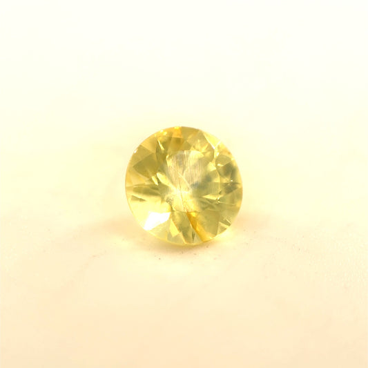 Saphir, Gelb, Rund, 0,70 ct.