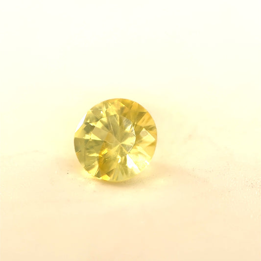 Saphir, Gelb, Rund, 0,70 ct.