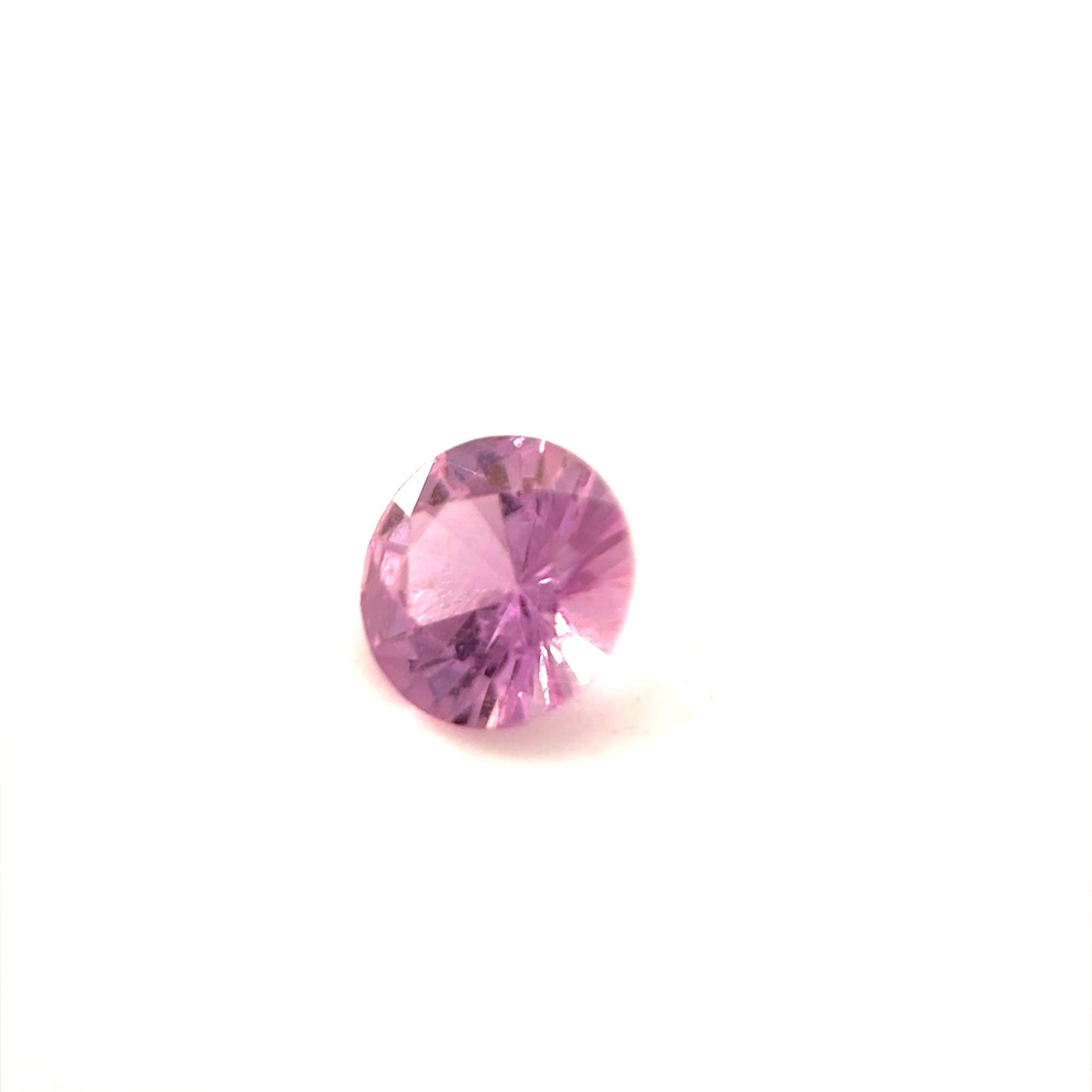 Saphir, Pink, Rund, 0,27 ct.