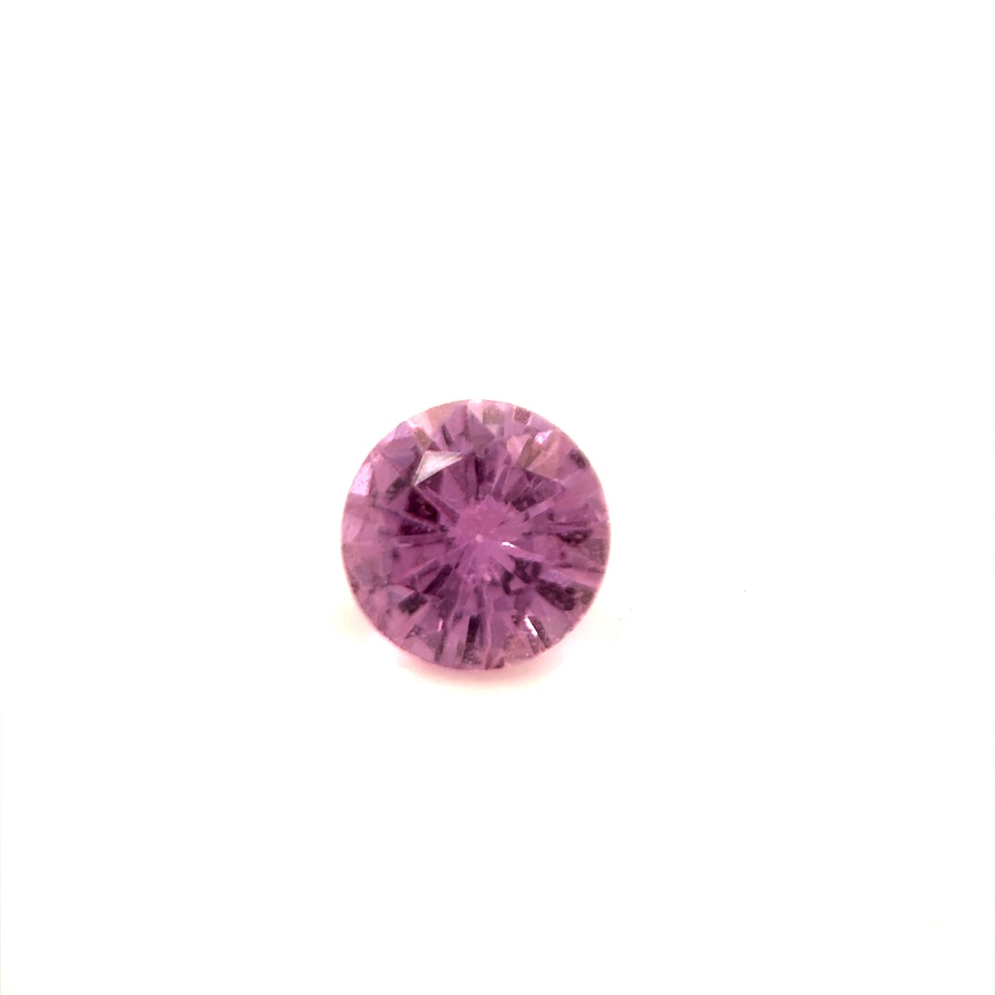 Saphir, Pink, Rund, 0,27 ct.