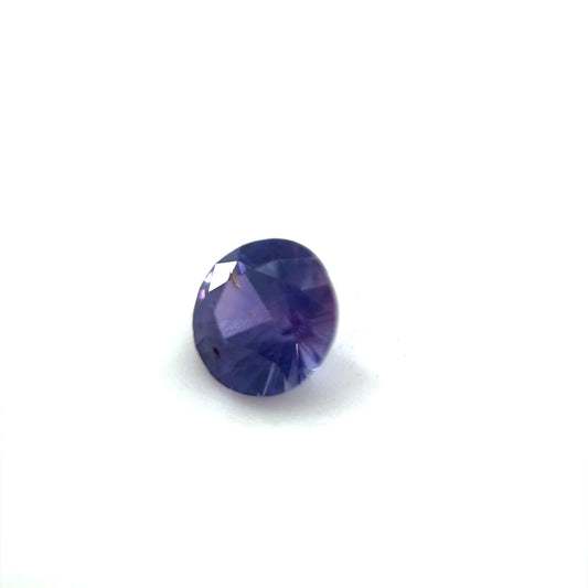 Saphir, Violett, Rund, 0,30 ct.