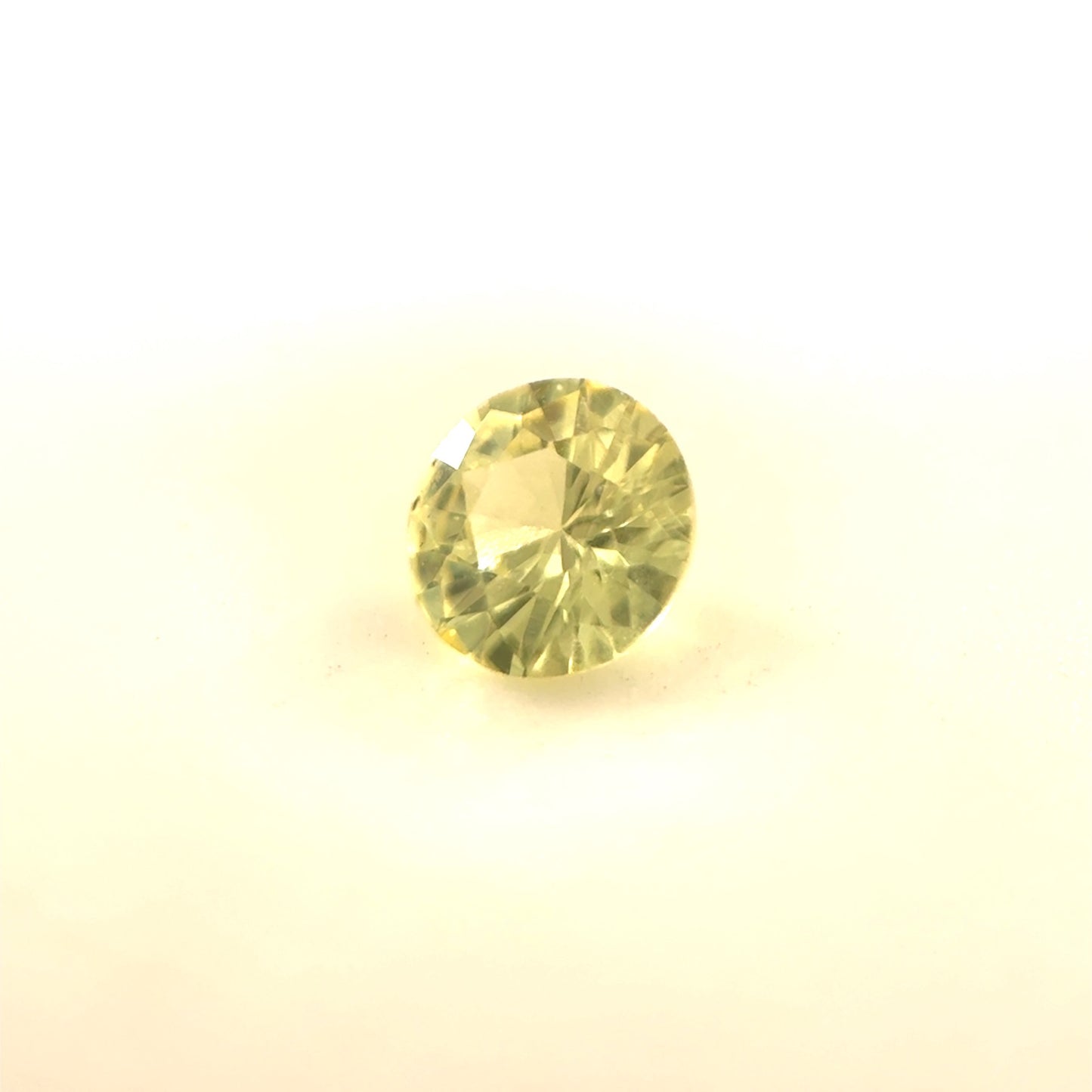 Saphir, Gelb, Rund, 0,26 ct.