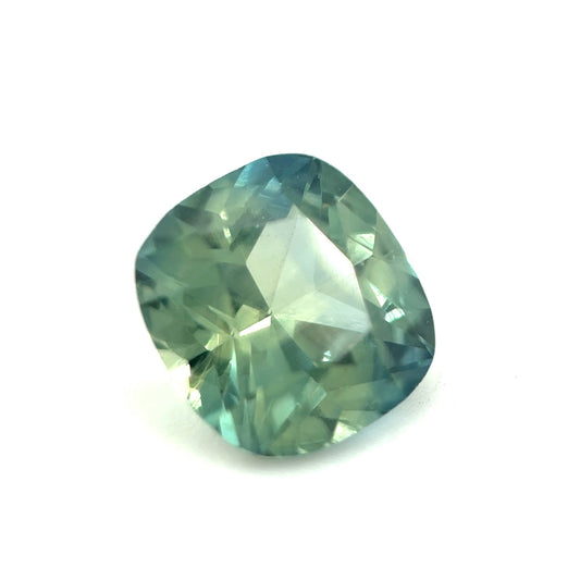 Saphir, Grün, Kissen, 0,67 ct.