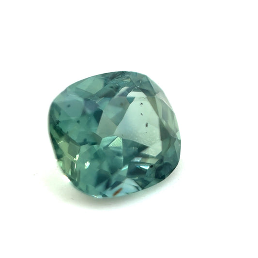 Saphir, Petrol, Kissen, 0,79 ct.