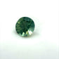 Saphir, Petrol, Rund, 0,46 ct.