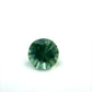 Saphir, Petrol, Rund, 0,46 ct.