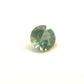 Saphir, Petrol, Rund, 0,67 ct.