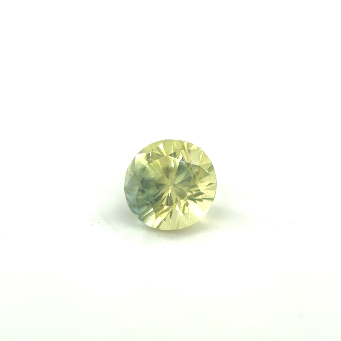 Saphir, Gelb, Rund, 0,48 ct.