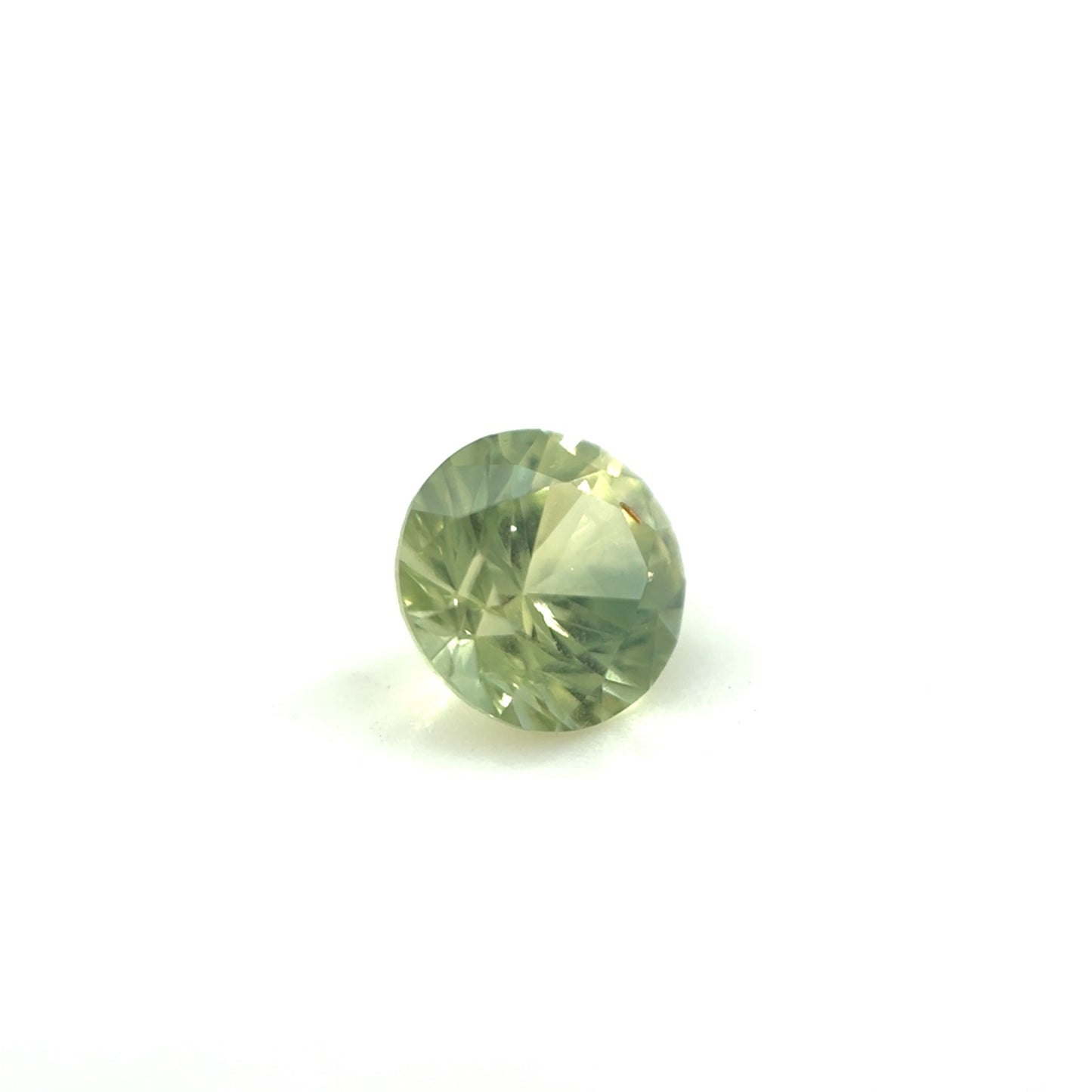 Saphir, Gelb, Rund, 0,52 ct.