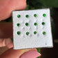 Tsavorit, Grün, Rund, 0,03 ct