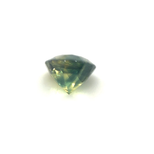 Saphir, Bicolor, Gelb-Blau, Rund, 1,05 ct., 5,8x4,2 mm