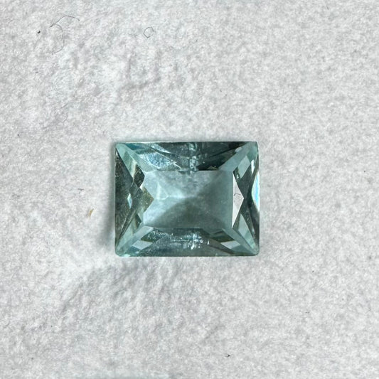 Aquamarin, Blau, Baguette, 1,11 ct.