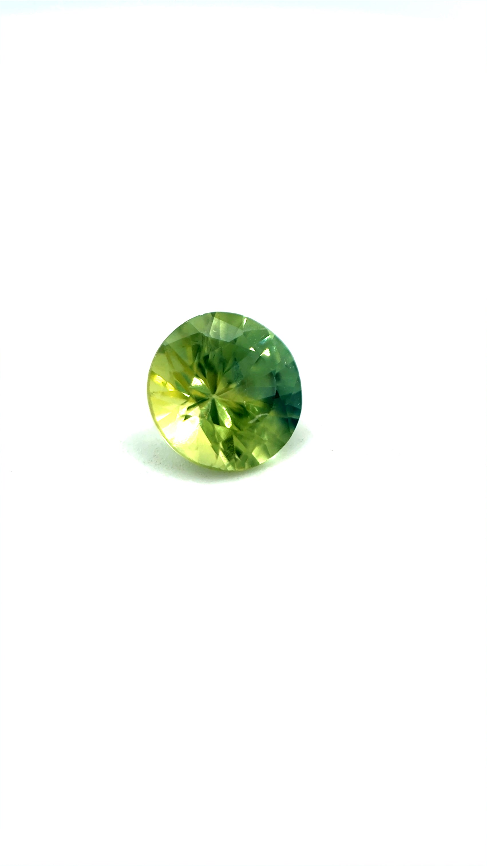 Saphir, Gelb - Grün, Rund, 0,82 ct. - MIADANA